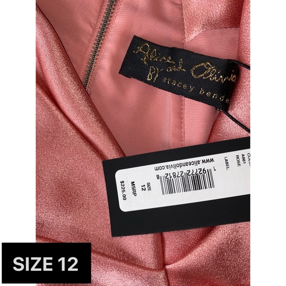 Alice + Olivia Ada Light Pink Ruffle Crop Top - Picture 15 of 16